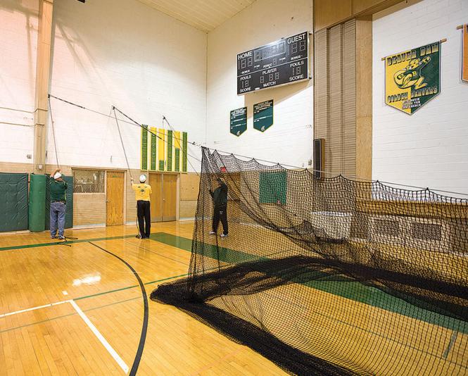 Indoor Batting Cage With Tensioning System