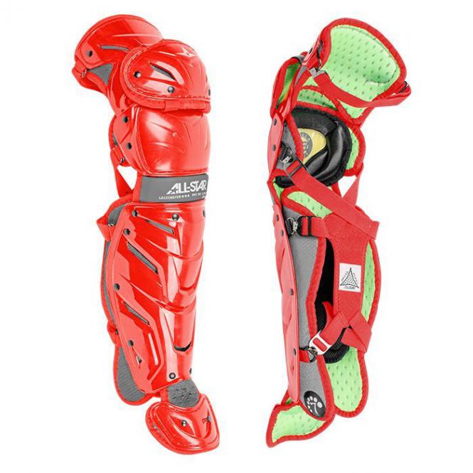 All Star LG1216S7 Legguards Intermediate  14,5" - scarlet